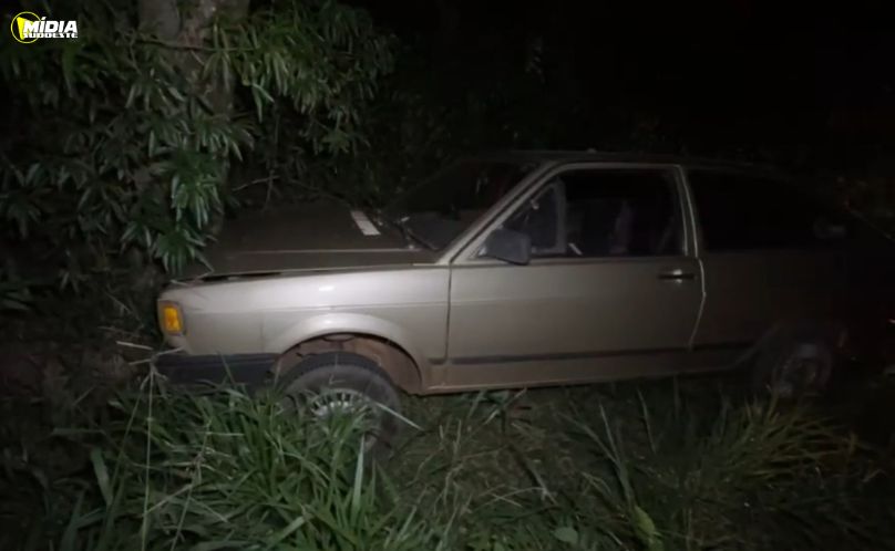 SAS: carro sai da pista e bate em árvore na BR-163