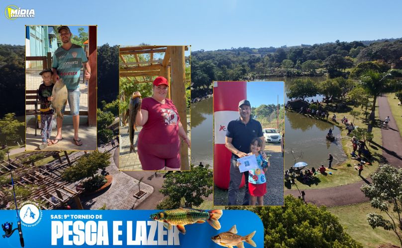 SAS: 9º Torneio de Pesca e Lazer reúne mais de mil pescadores no Lago Municipal