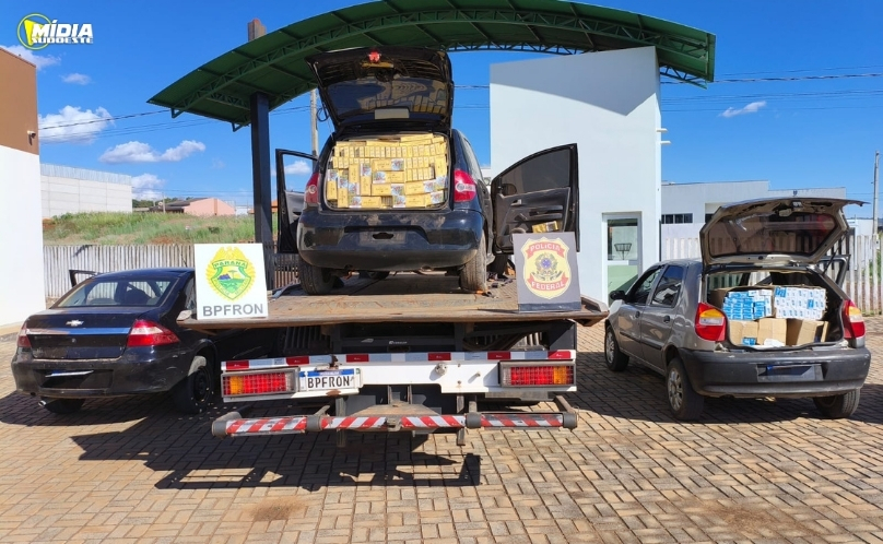 Ação conjunta apreende cigarros contrabandeados