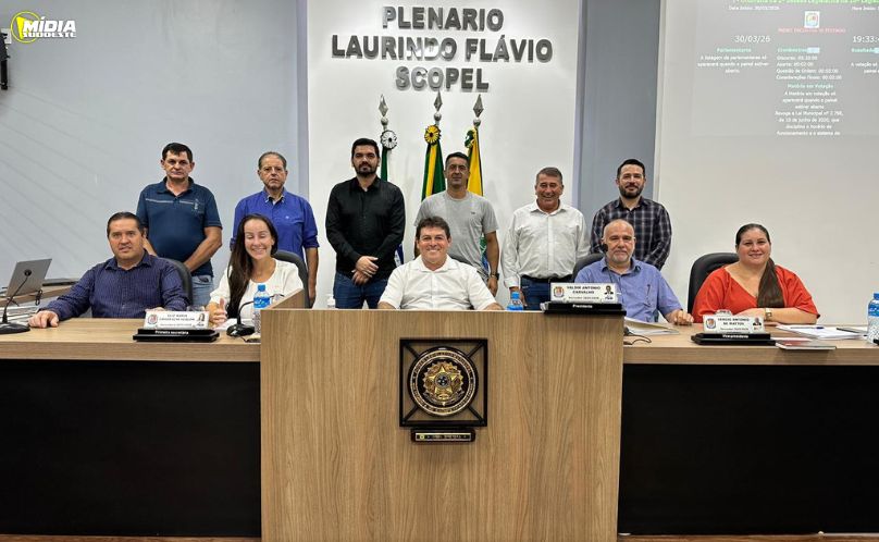 Parlamento Jovem toma posse em Santo Antonio do Sudoeste