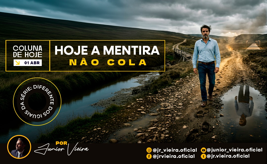 HOJE A MENTIRA NÃO COLA