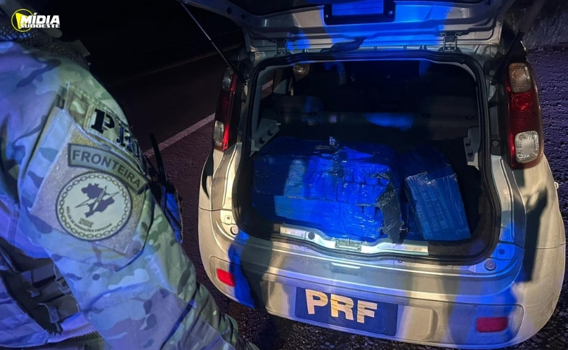 PRF apreende 100 kg de maconha em Toledo