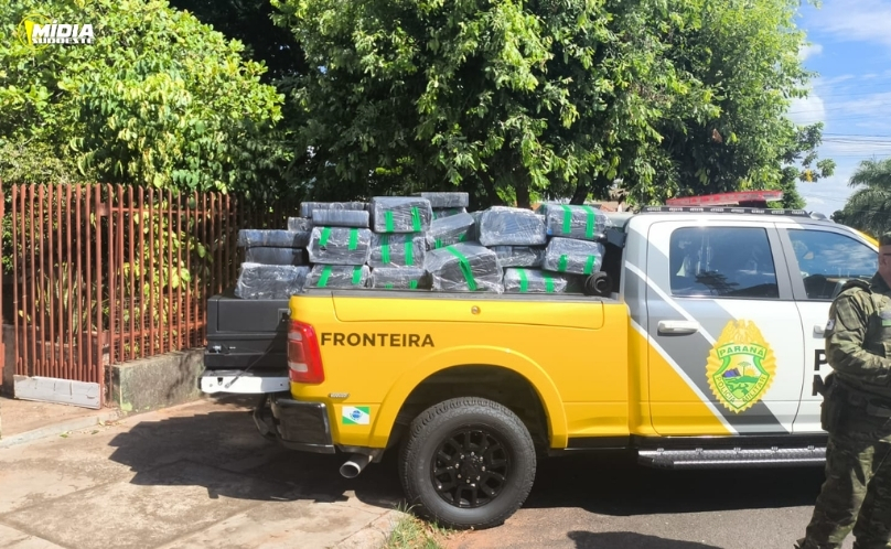 PMPR prende homem e apreende 1,4 tonelada de maconha