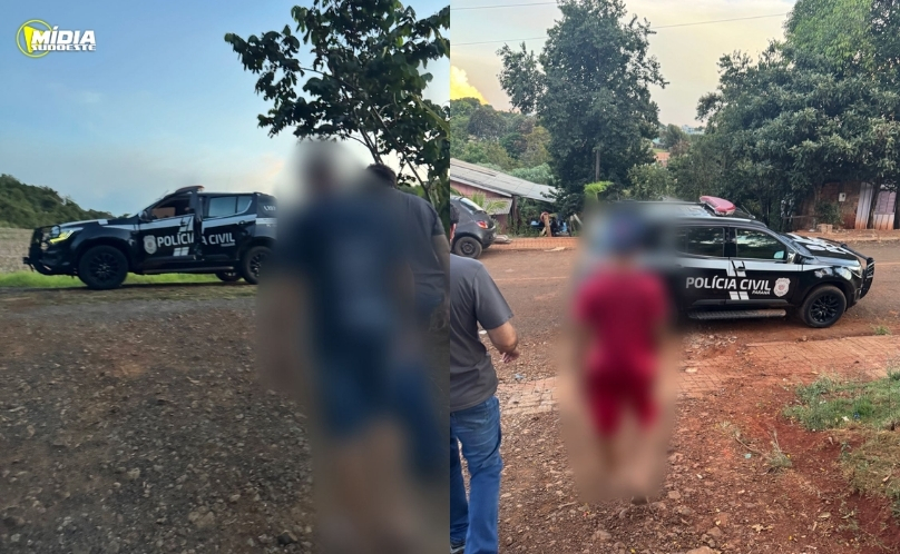 PCPR cumpre mandados e efetua duas prisões por crimes distintos