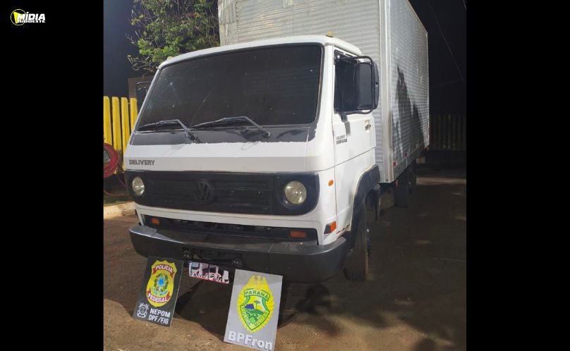BPFRON recupera caminhão roubado após fuga