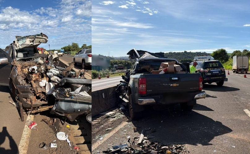 Motorista fica gravemente ferido após colisão na BR-369