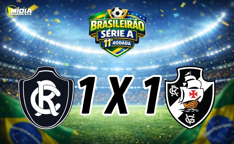 Clube do Remo e Vasco da Gama empatam em jogo movimentado