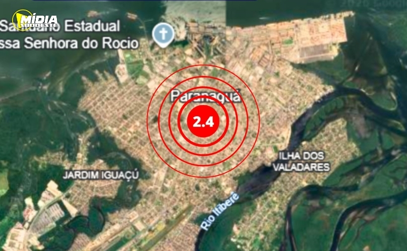 Tremor de terra é registrado e sentido pela população em Paranaguá