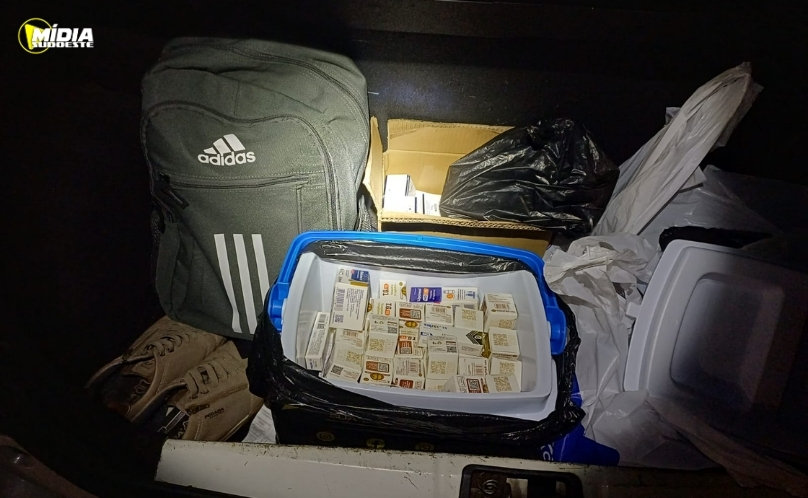 PRF apreende medicamentos emagrecedores e anabolizantes na BR-369