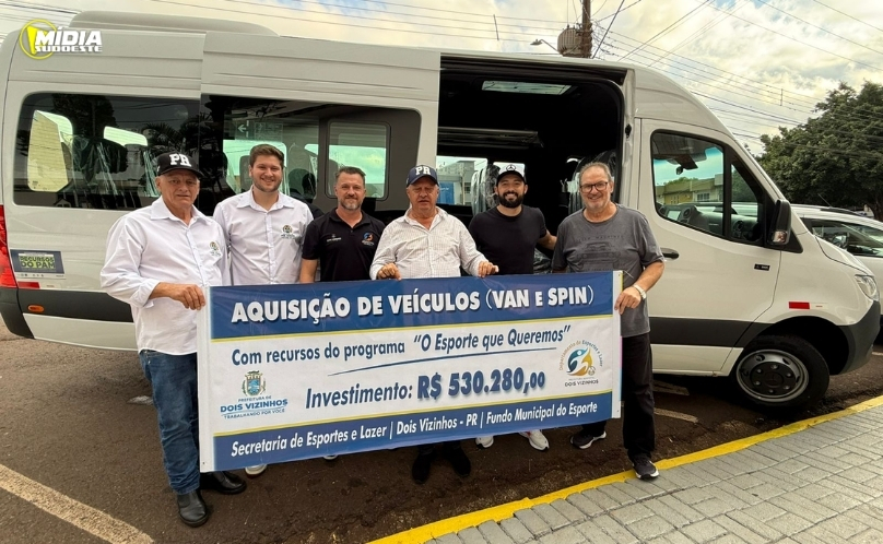 Dois Vizinhos reforça frota e investe mais de R$ 530 mil no esporte