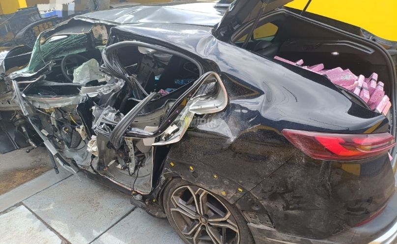 PRF descobre 368 kg de maconha após grave acidente com quatro veículos na BR-369