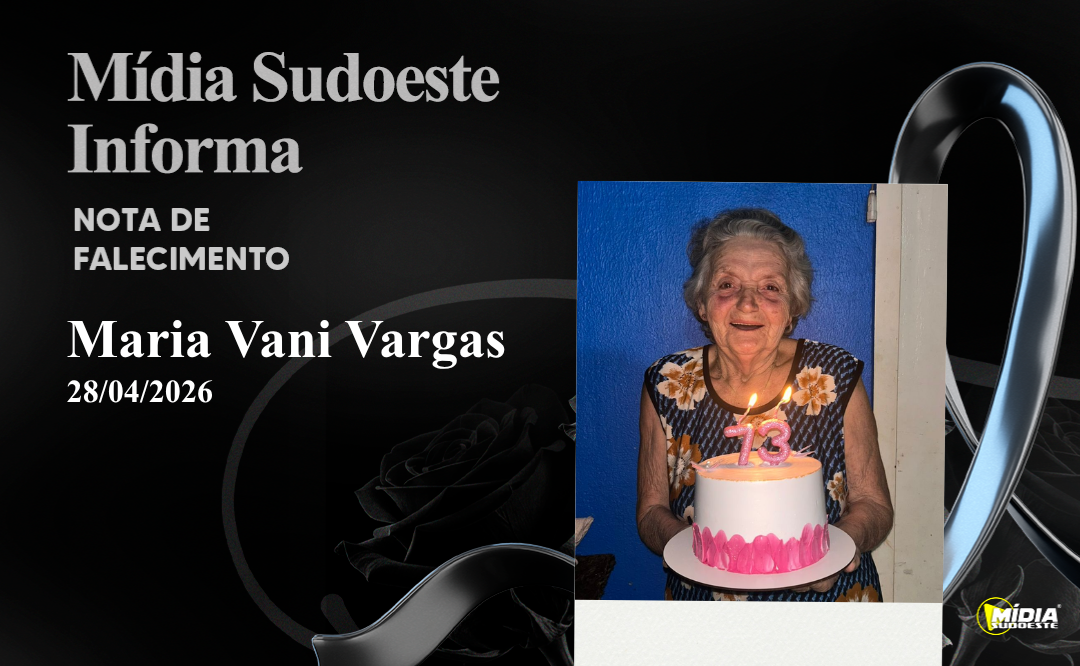Nota de Falecimento: Maria Vani Vargas