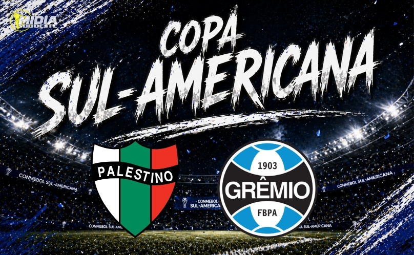 Grêmio desperdiça chances e fica no empate sem gols com Palestino
