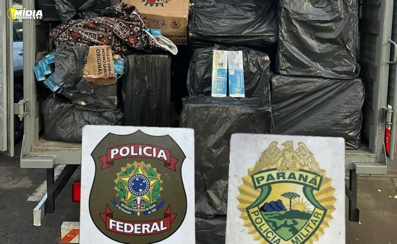 Operação apreende milhares de pacotes de cigarros de origem estrangeira