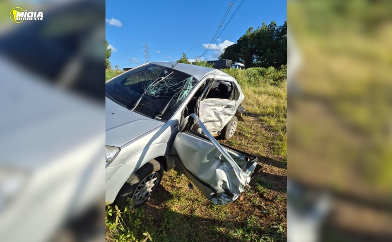 Colisão na BR-282 em Ponte Serrada deixa jovem morto e dois feridos