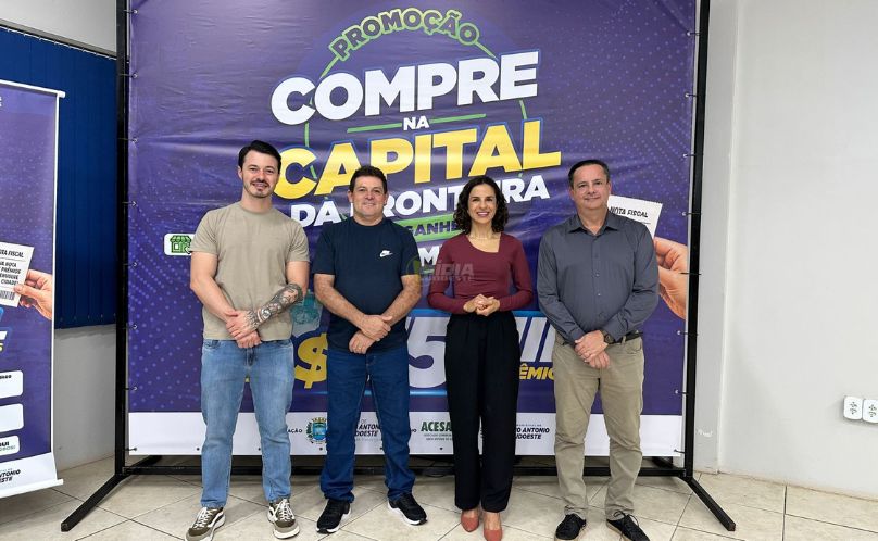 Lançamento Oficial da Promoção Compre na Capital da Fronteira e Ganhe Prêmios