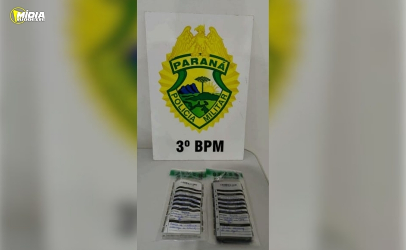 Adolescente é apreendido com droga durante patrulhamento