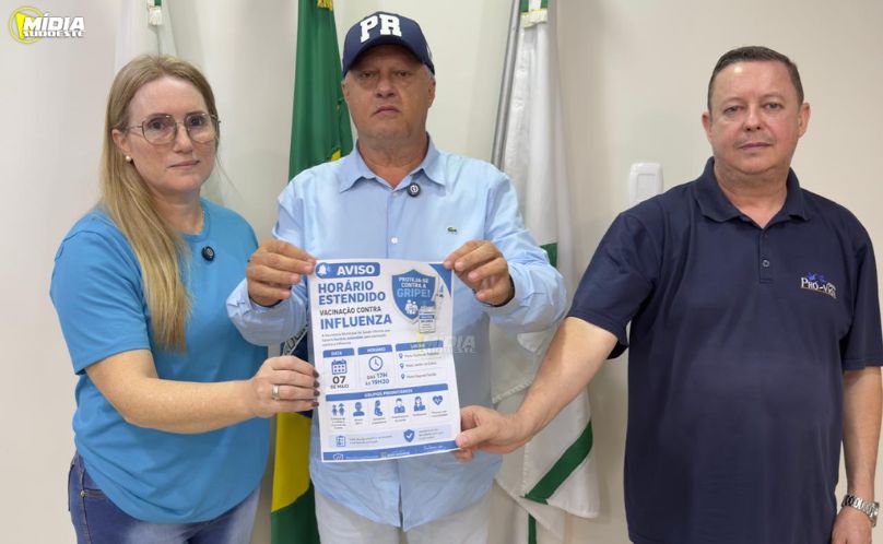 Dois Vizinhos amplia horário para vacinação contra a Influenza