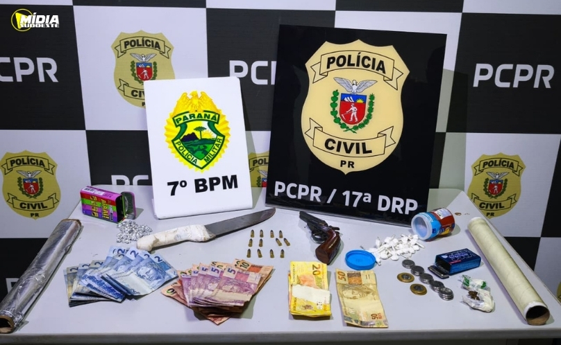 Menor é apreendido em ação policial que desmantelou ponto de drogas