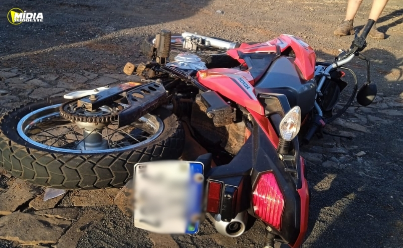 Motociclista fica ferido após colisão na SC-283