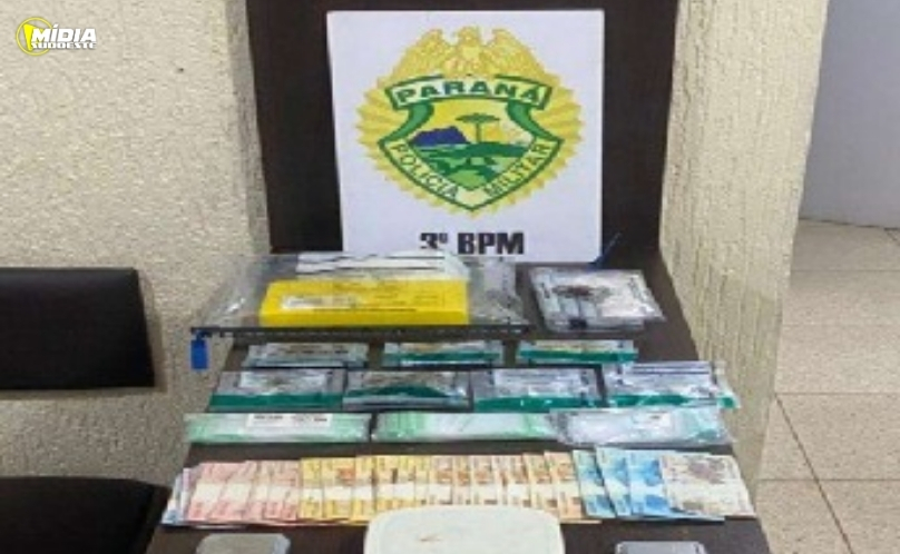 Homem é preso com drogas e armas
