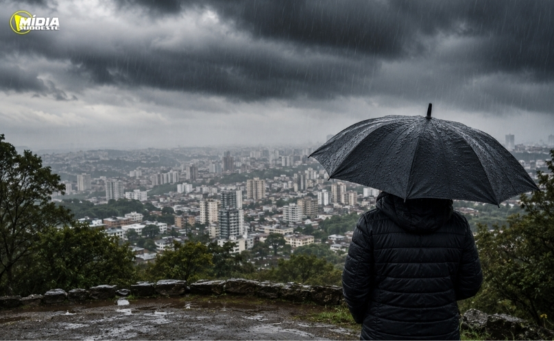 Paraná terá fim de semana chuvoso e com frio em diversas regiões