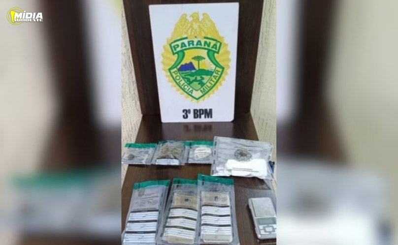 Perseguição policial termina com dois presos e drogas apreendidas em Pato Branco
