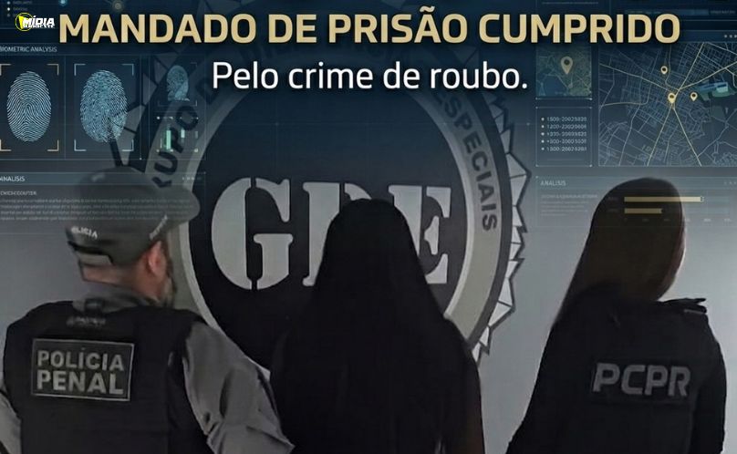 Mulher investigada por roubo é presa durante ação das forças policiais