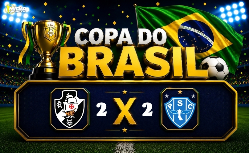 Vasco empata com Paysandu e avança às oitavas da Copa do Brasil