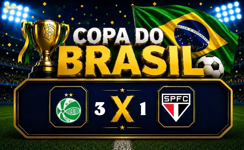 São Paulo é eliminado da Copa do Brasil pelo Juventude