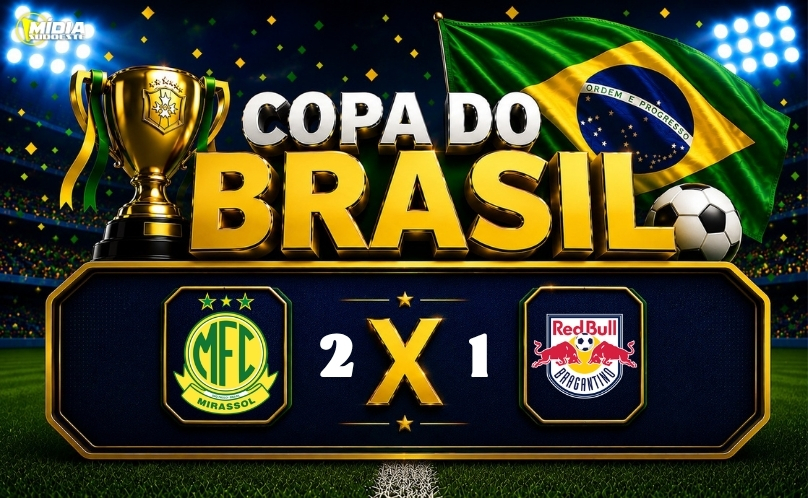 Mirassol vence o Bragantino e avança às oitavas da Copa do Brasil