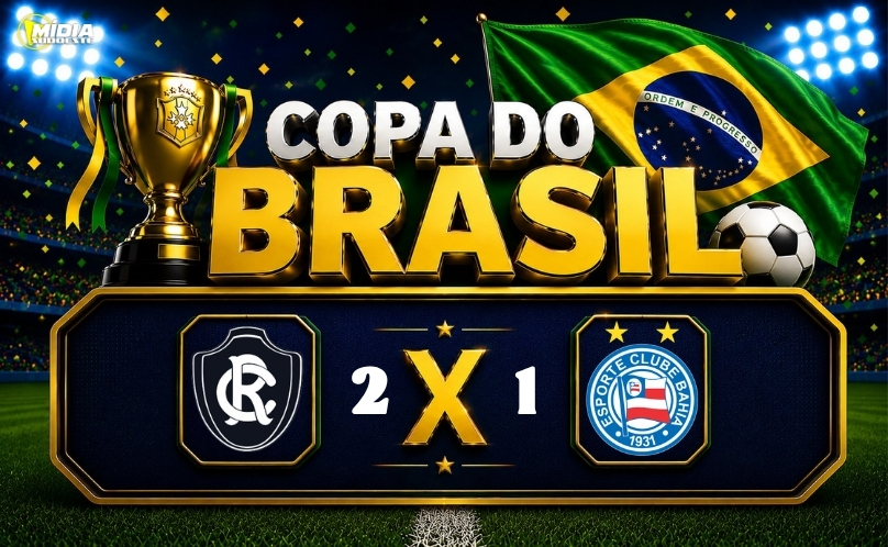 Remo vence o Bahia por 2 a 1 e avança às oitavas da Copa do Brasil