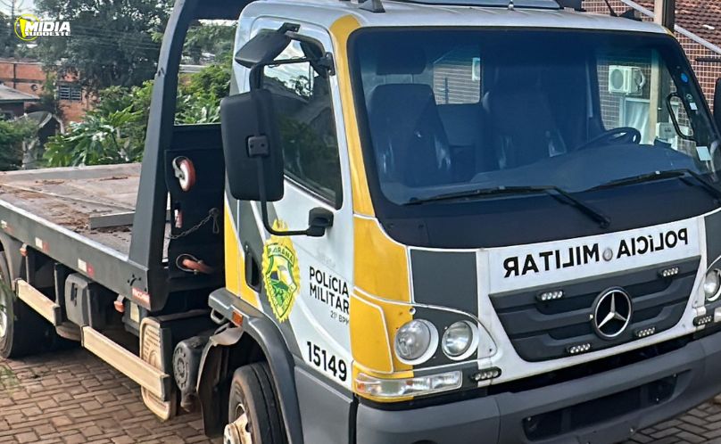 Polícia Militar recupera caminhonete furtada