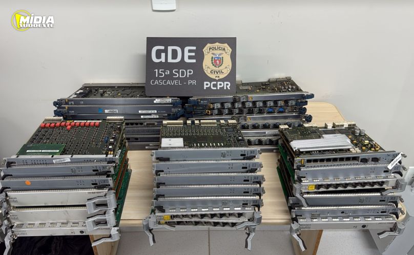 Polícia Civil recupera equipamentos furtados