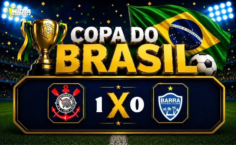 Corinthians avança na Copa do Brasil