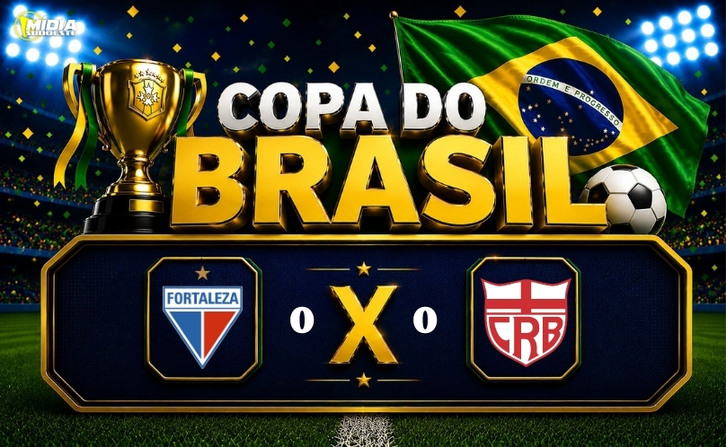 Fortaleza empata com o CRB e segue na Copa do Brasil