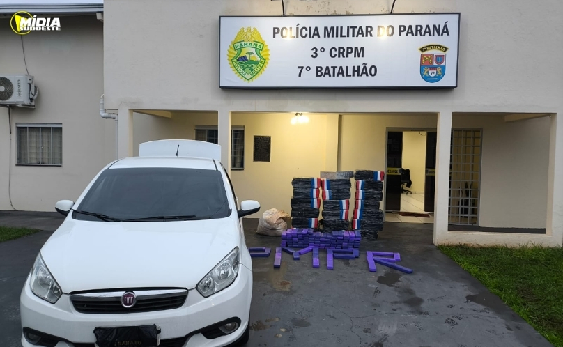 Polícia apreende 610 quilos de maconha após perseguição na PR-323