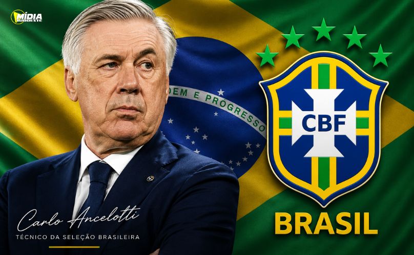 Ancelotti renova com a Seleção até 2030