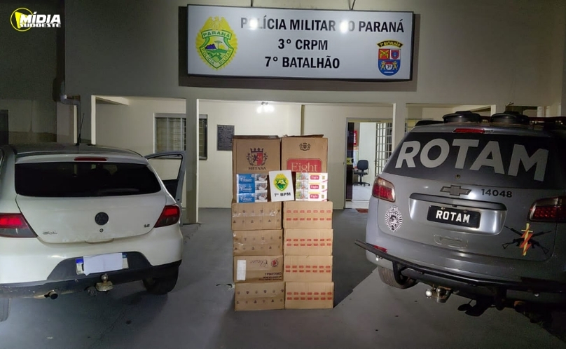 Dois homens são presos por contrabando na PR-323