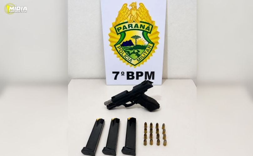 Polícia apreende arma de fogo e investiga irregularidades em transporte de CAC