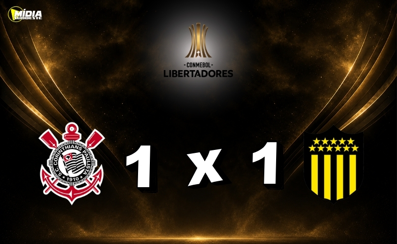 Corinthians e Peñarol empatam na Libertadores e Timão é líder