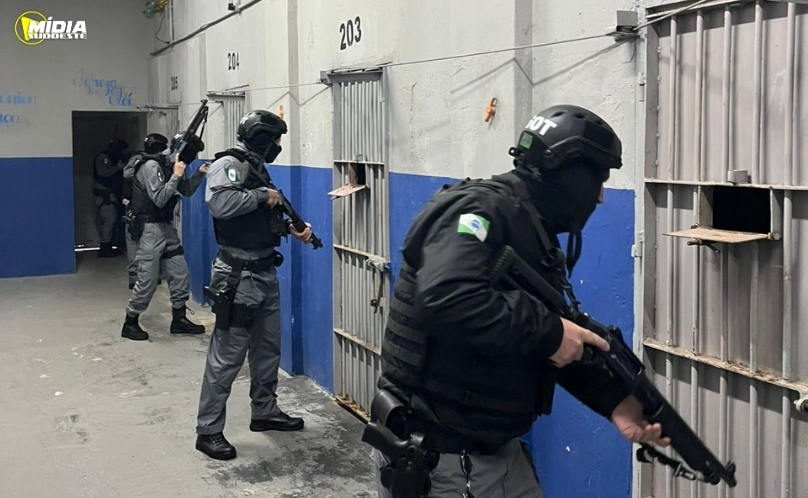 Polícia Penal participa de operação nacional em presídios do Paraná