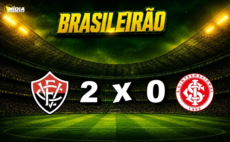 Vitória vence o Internacional por 2 a 0 e sobe na tabela do Brasileirão