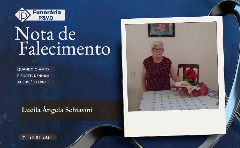 Nota de Falecimento: Lucila Ângela Schiavini