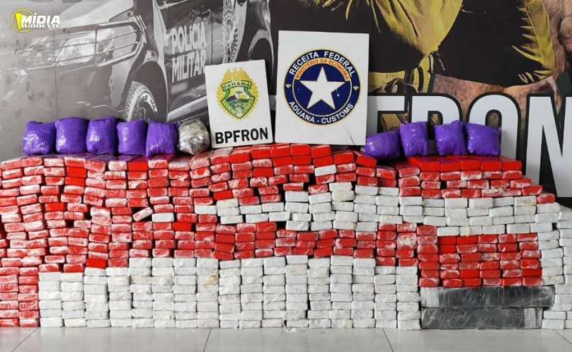 BPFRON apreende 393 kg de maconha e detém dois adolescentes