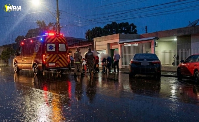 Homem é baleado durante roubo de caminhonete em Barracão