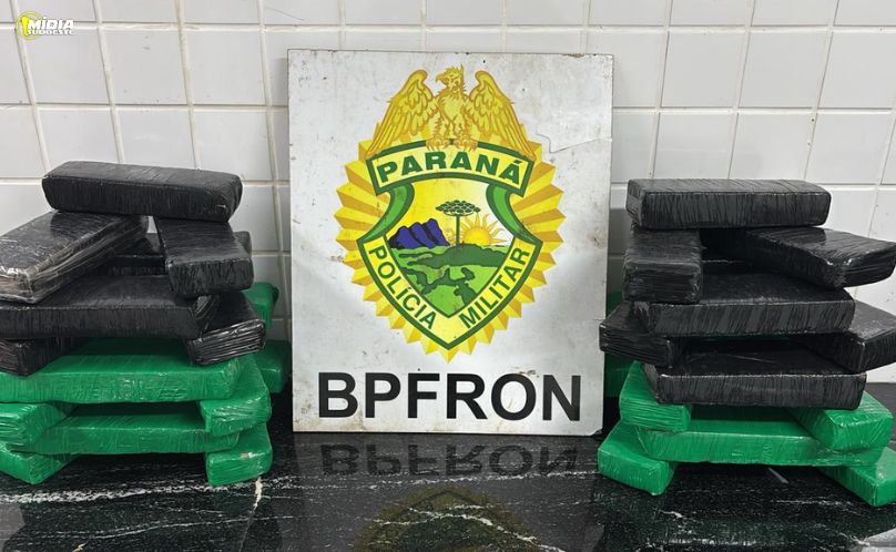 BPFRON apreende adolescente com quase 20 quilos de maconha