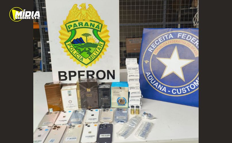 BPFRON apreende mercadorias avaliadas em R$ 53 mil