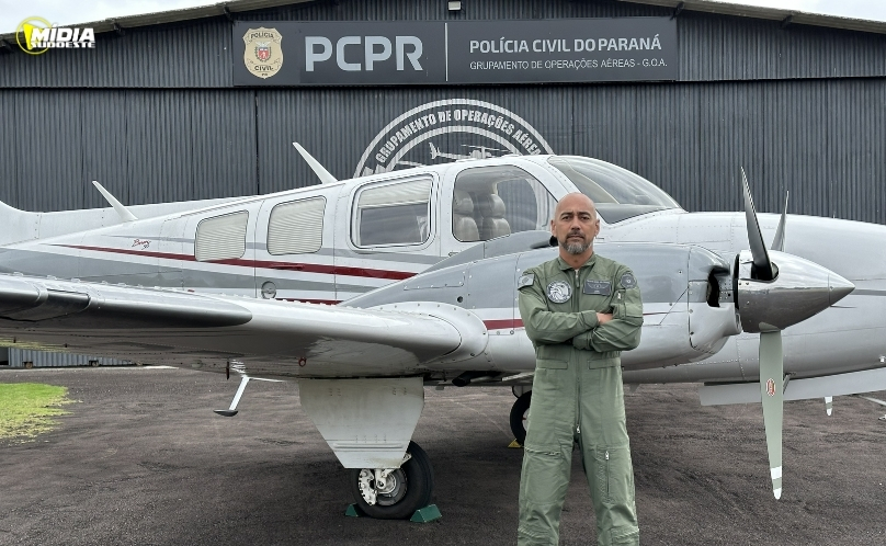 Polícia Civil do Paraná ganha primeiro comandante de avião da corporação