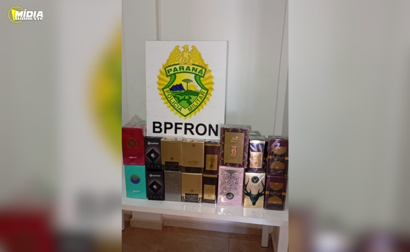 Fiscalização em ônibus resulta na apreensão de perfumes e eletrônicos